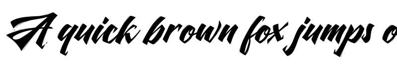 Preview of The Liquid Regular font