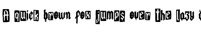 Preview of The Lord Of Punk Regular font