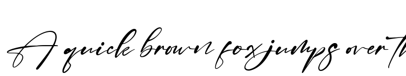 Preview of The Magestica Italic font