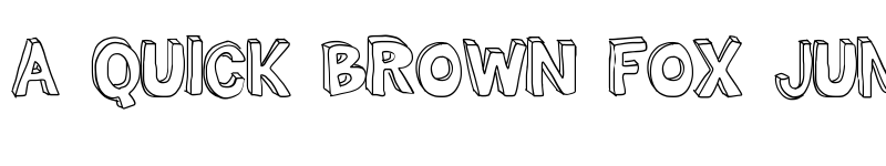 Preview of THE MILLION MILE MAN Medium font