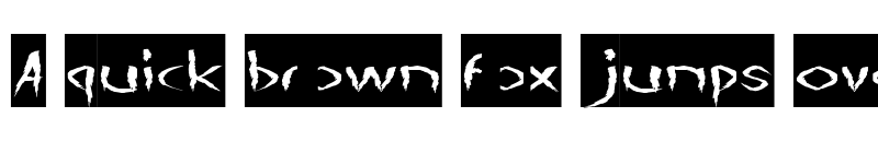 Preview of The Night-Inverse Regular font