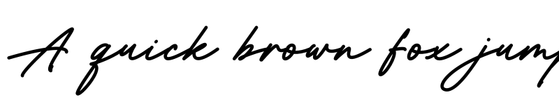 Preview of The Patience Regular font