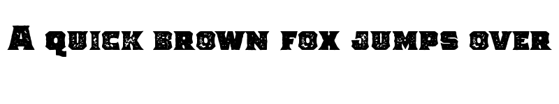 Preview of The Pretender Bold Serif Press font