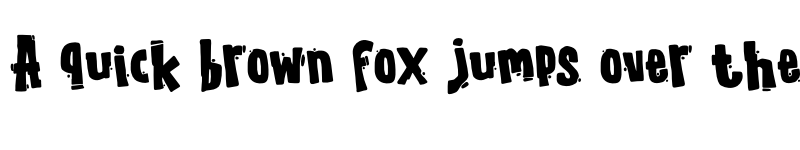 Preview of The Quakeer Regular font