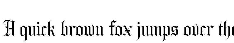 Preview of The Quality Brave Regular font