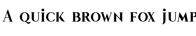 Preview of The Queen Regular font