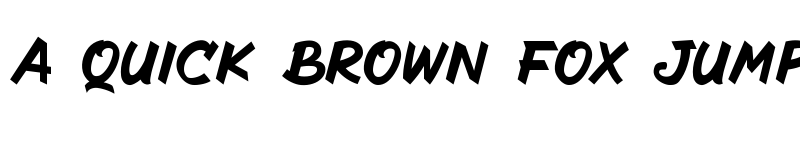 Preview of The Radicools Italic font
