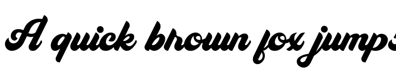 Preview of The Richland Bold font