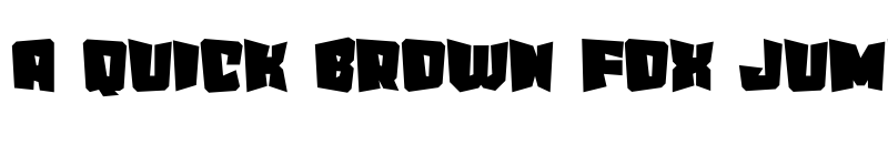 Preview of The Rock Regular font