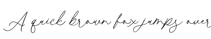 Preview of The Smooth Script Regular font