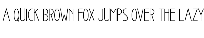 Preview of THE SWEETY Regular font