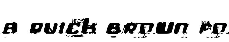 Preview of The Ultra Regular font