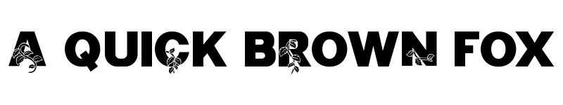 Preview of The Vine Regular font