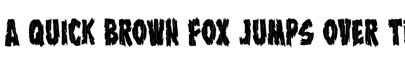 Preview of The Wax Museum Regular font