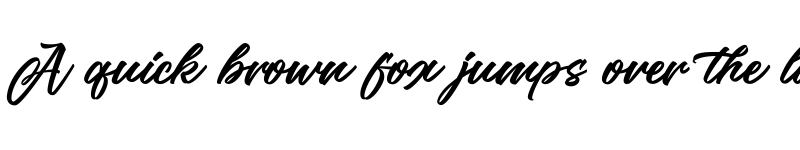 Preview of the Woofey Script Regular font