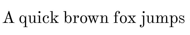 Preview of Theano Modern Regular font