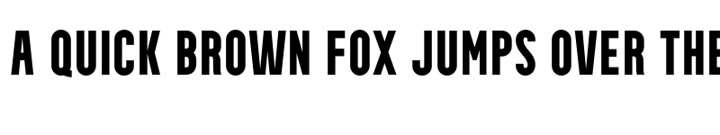 Preview of Theater Bold Condensed font