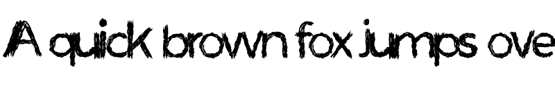 Preview of TheBuzz bold font