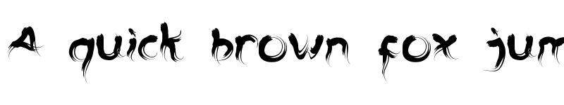 Preview of TheGhost Regular font