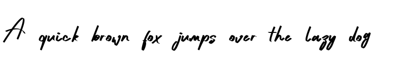 Preview of Thelague Java Regular font