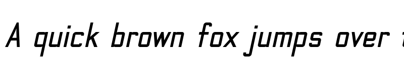 Preview of TheMatic Bold Italic font