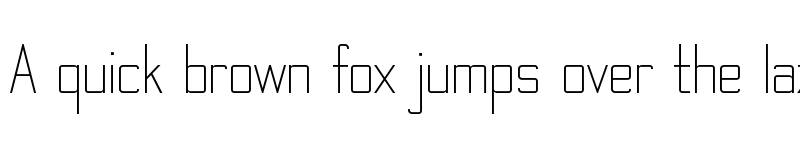 Preview of TheMatic Light Regular font