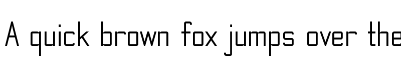 Preview of TheMatic Regular font