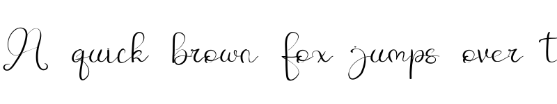 Preview of Theminto Ganokno CANDEN font