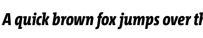 Preview of TheMix Cd Trial ExtraBold Italic font