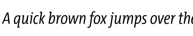 Preview of TheMix Cd Trial SemiLight Italic font