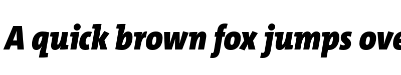 Preview of TheMix SCd Trial Black Italic font