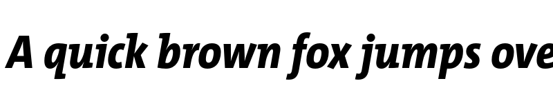 Preview of TheMix SCd Trial ExtraBold Italic font