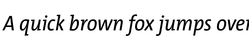 Preview of TheMix SCd Trial Plain Italic font