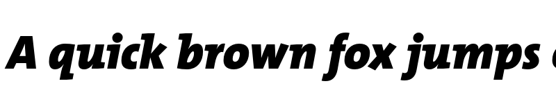 Preview of TheMix Trial Black Italic font