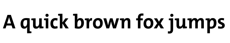 Preview of TheMix Trial Bold font