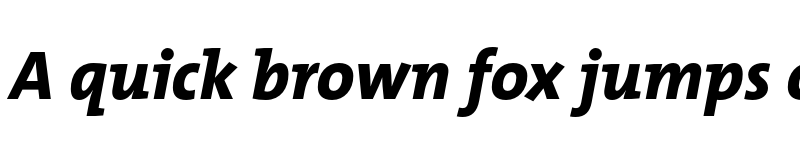 Preview of TheMix Trial ExtraBold Italic font