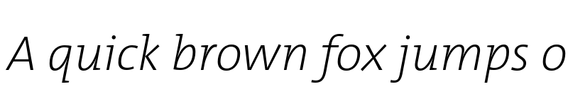 Preview of TheMix Trial ExtraLight Italic font