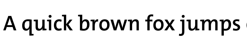 Preview of TheMix Trial SemiBold font