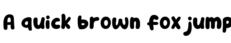 Preview of There Comic Regular font