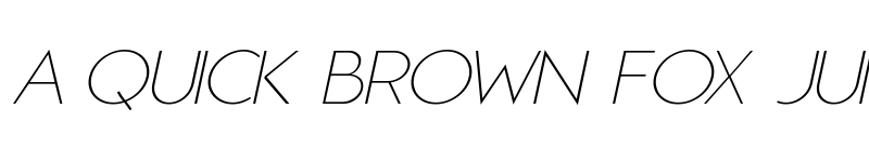 Preview of Thermidava Thin font