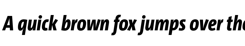 Preview of TheSans Cd Trial ExtraBold Italic font