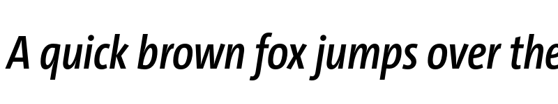 Preview of TheSans Cd Trial SemiBold Italic font