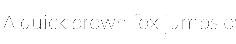 Preview of TheSans Hair Trial H13 font