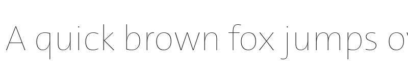Preview of TheSans Hair Trial H16 font