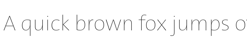 Preview of TheSans Hair Trial H20 font