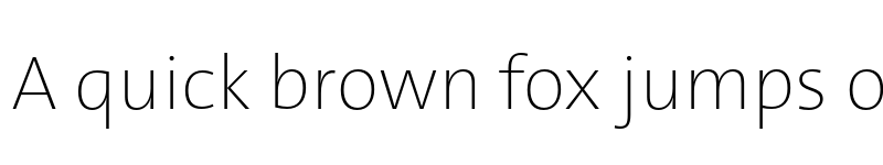 Preview of TheSans Hair Trial H37 font