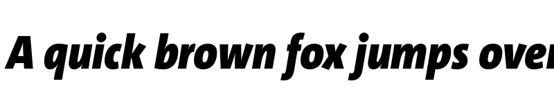 Preview of TheSans SCd Trial Black Italic font