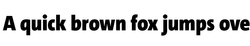 Preview of TheSans SCd Trial Black font