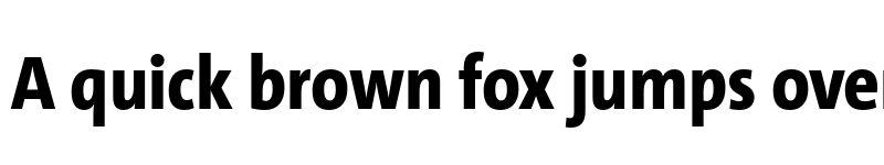 Preview of TheSans SCd Trial ExtraBold font