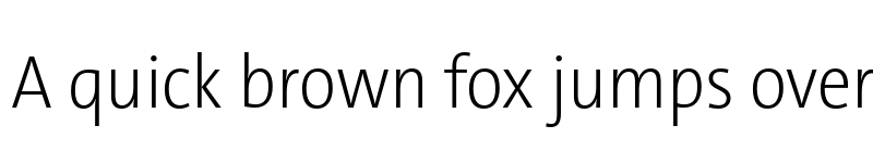 Preview of TheSans SCd Trial ExtraLight font